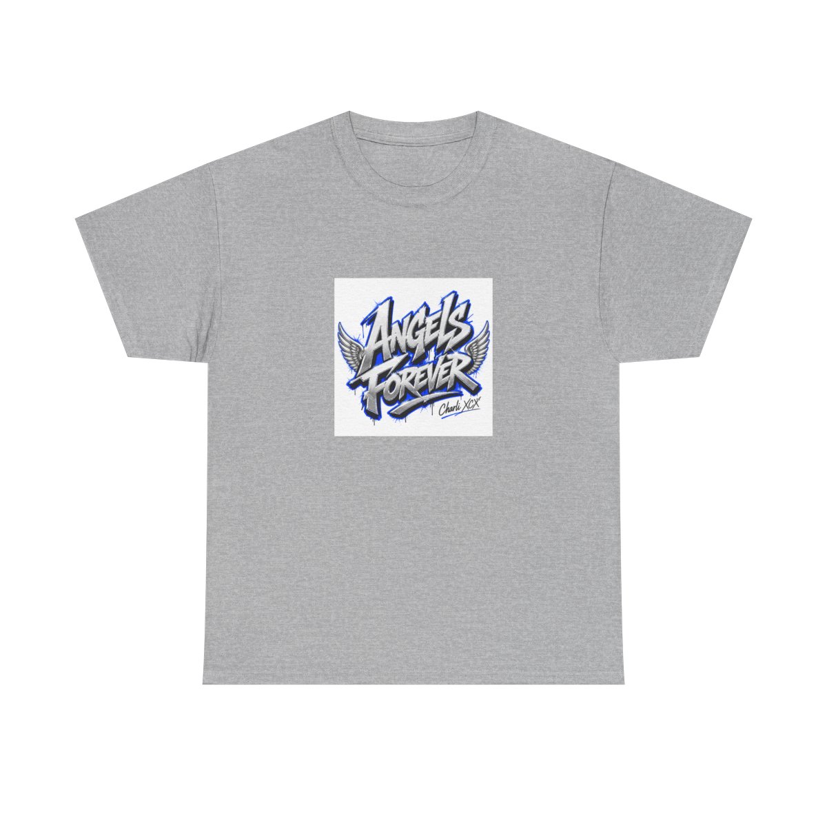 Charli XCX "Angels Forever" Unisex Tee - alternate angle 4, merchandise