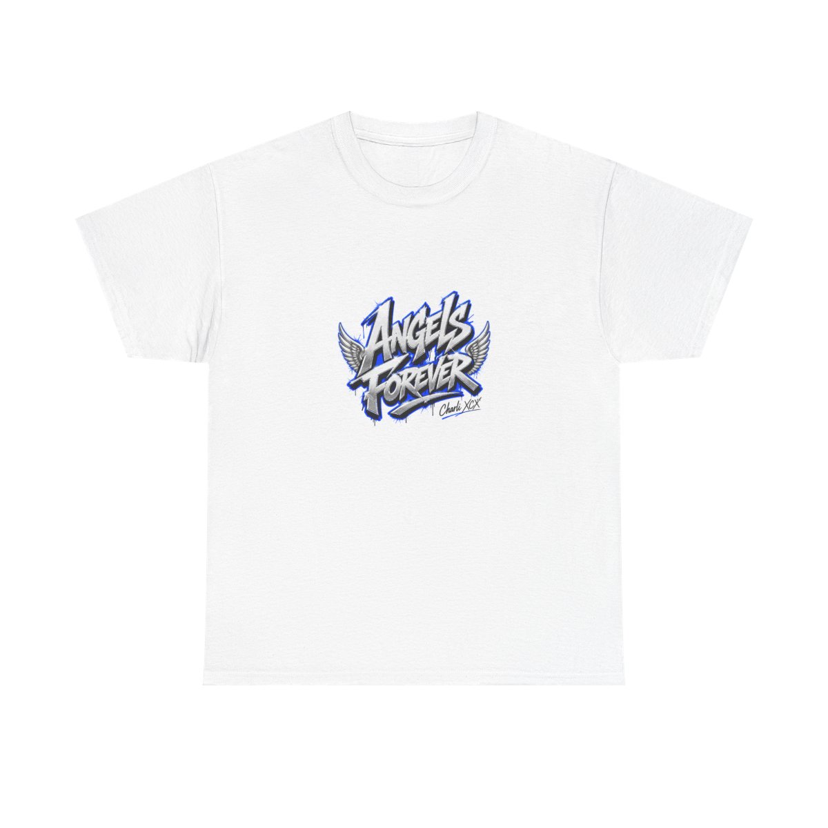 Charli XCX "Angels Forever" Unisex Tee - alternate angle 2, merchandise