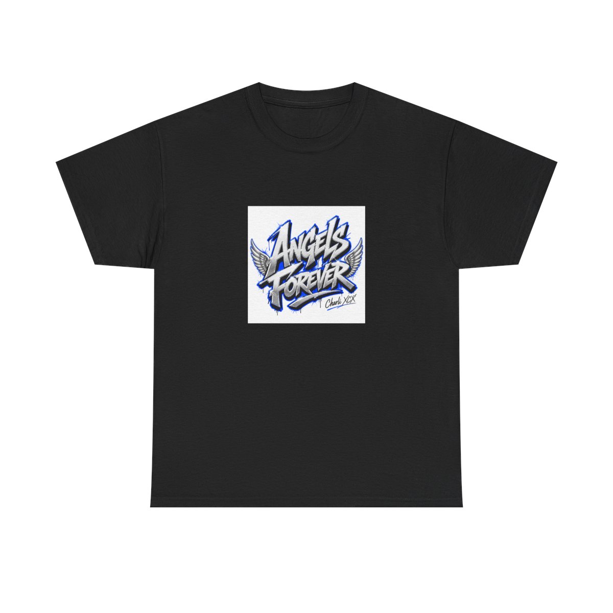 Charli XCX "Angels Forever" Unisex Tee - alternate angle 3, merchandise