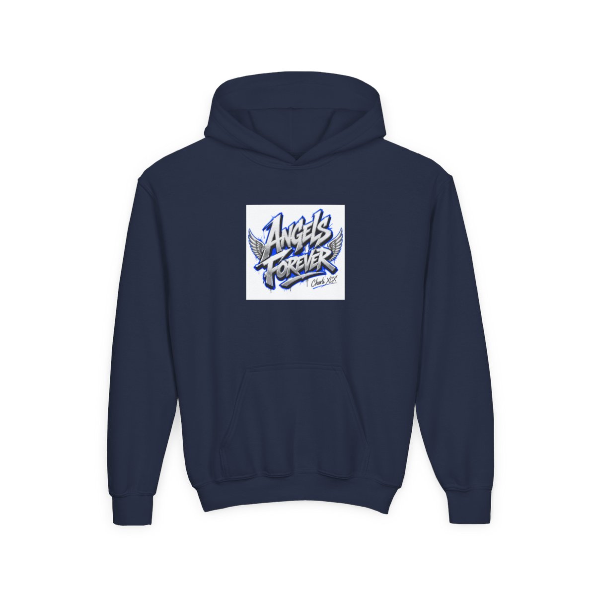 Charli XCX "Angels Forever" Kids Hoodie - alternate angle 5, merchandise