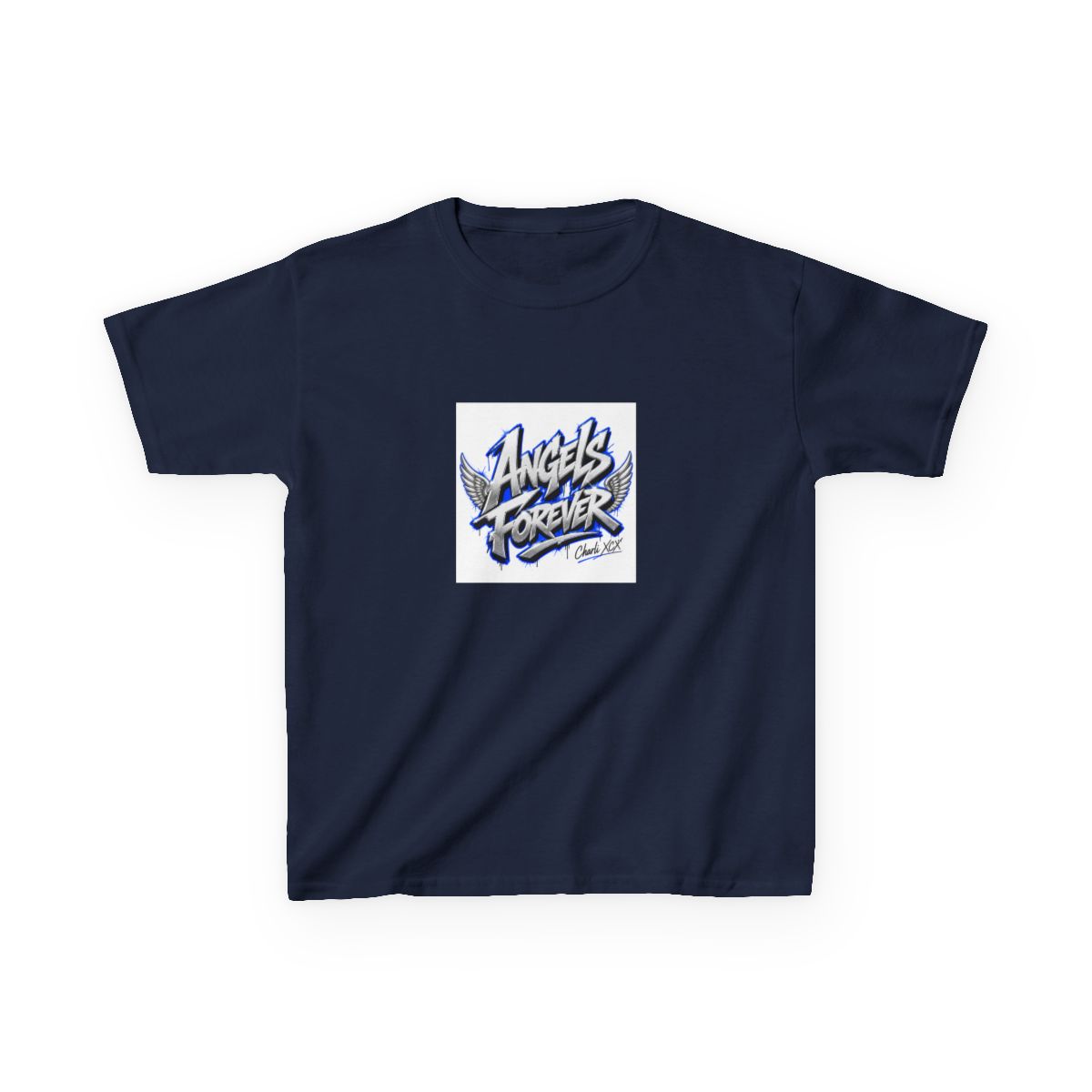 Charli XCX "Angels Forever" Unisex Kids Tee - alternate angle 5, merchandise