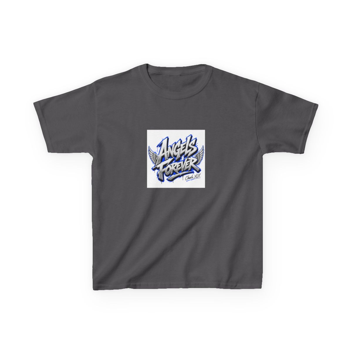 Charli XCX "Angels Forever" Unisex Kids Tee - alternate angle 4, merchandise
